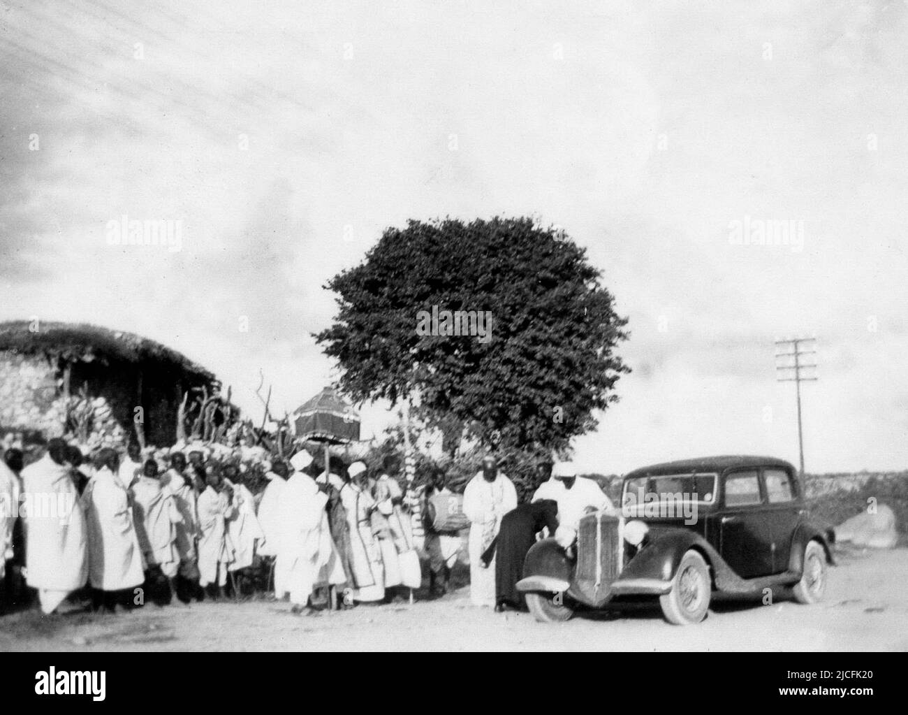 Éthiopie, guerre de l'Éthiopie 1935, Dessiè Banque D'Images