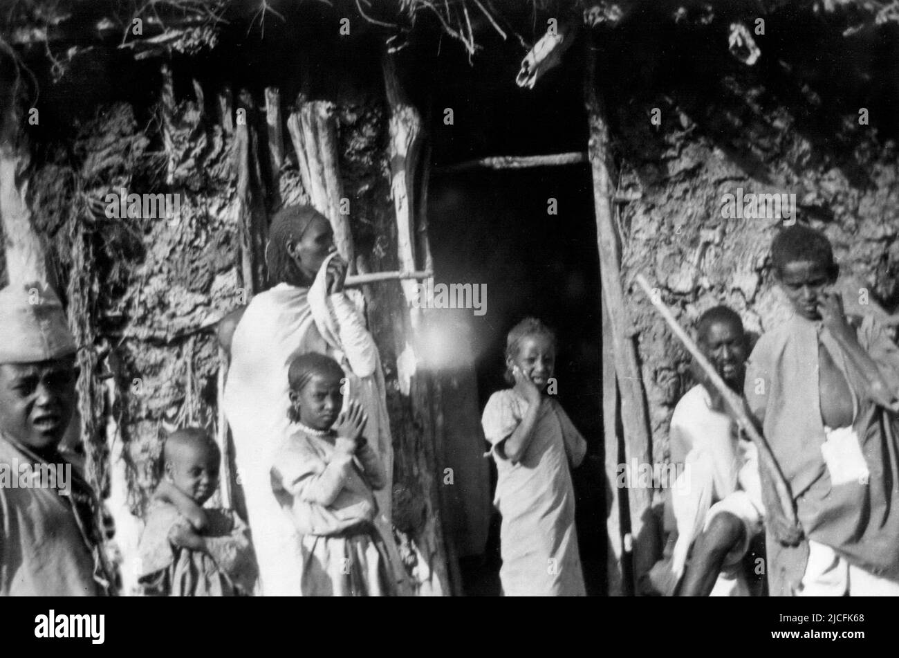 Éthiopie, guerre de l'Éthiopie 1935, Dessiè Banque D'Images