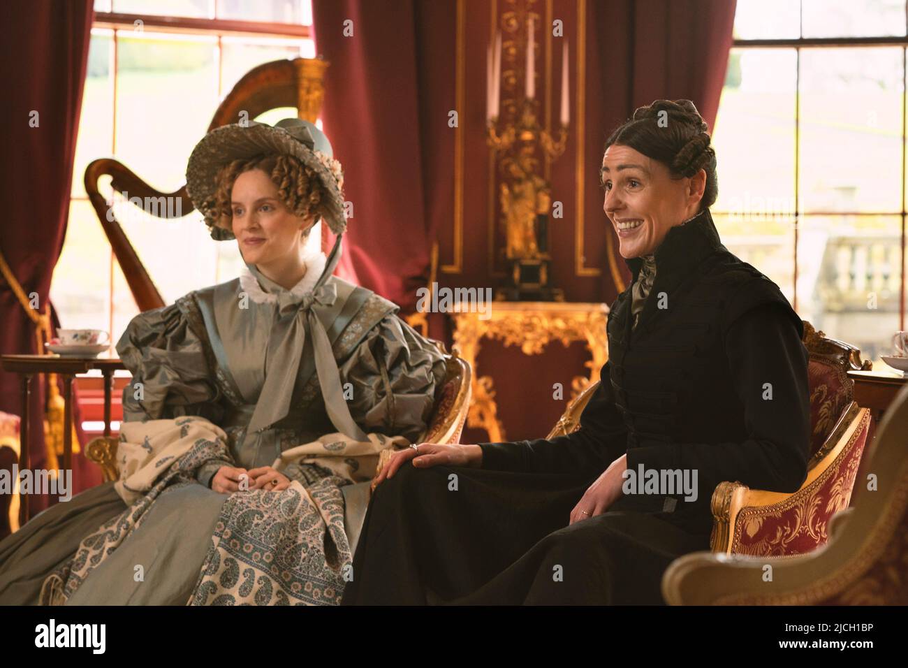 ROYAUME-UNI. Suranne Jones et Sophie Rundle in (C)BBC/HBO nouvelle série TV  : Gentleman Jack - saison 2 ( 2022 ). Parcelle: Une dramatisation de la vie  de LGBTQ+ Trailblazer, l'apprenant vorace et