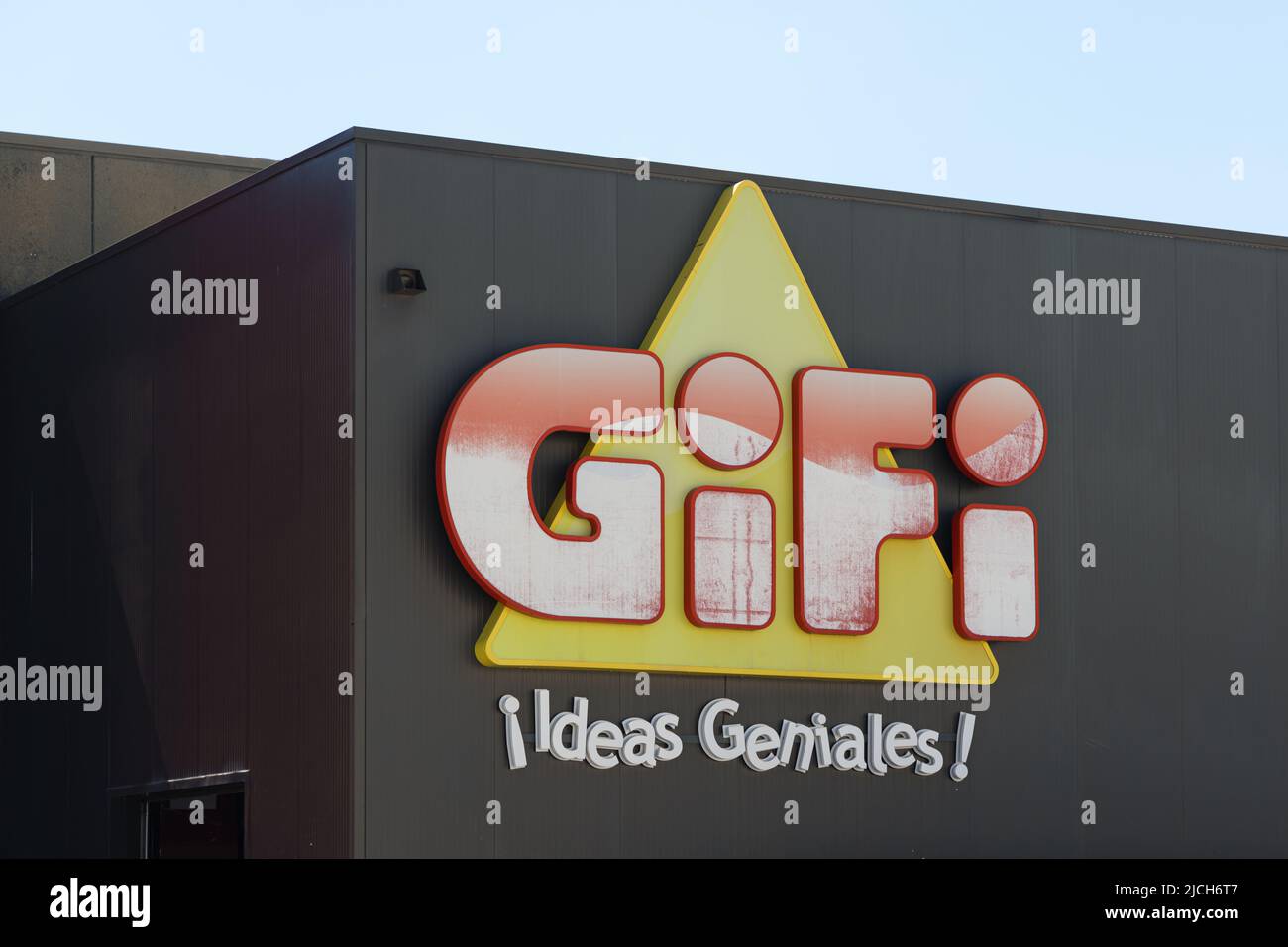 ALFAFAR, ESPAGNE - 06 JUIN 2022 : GIFI est une chaîne de rabais française Banque D'Images
