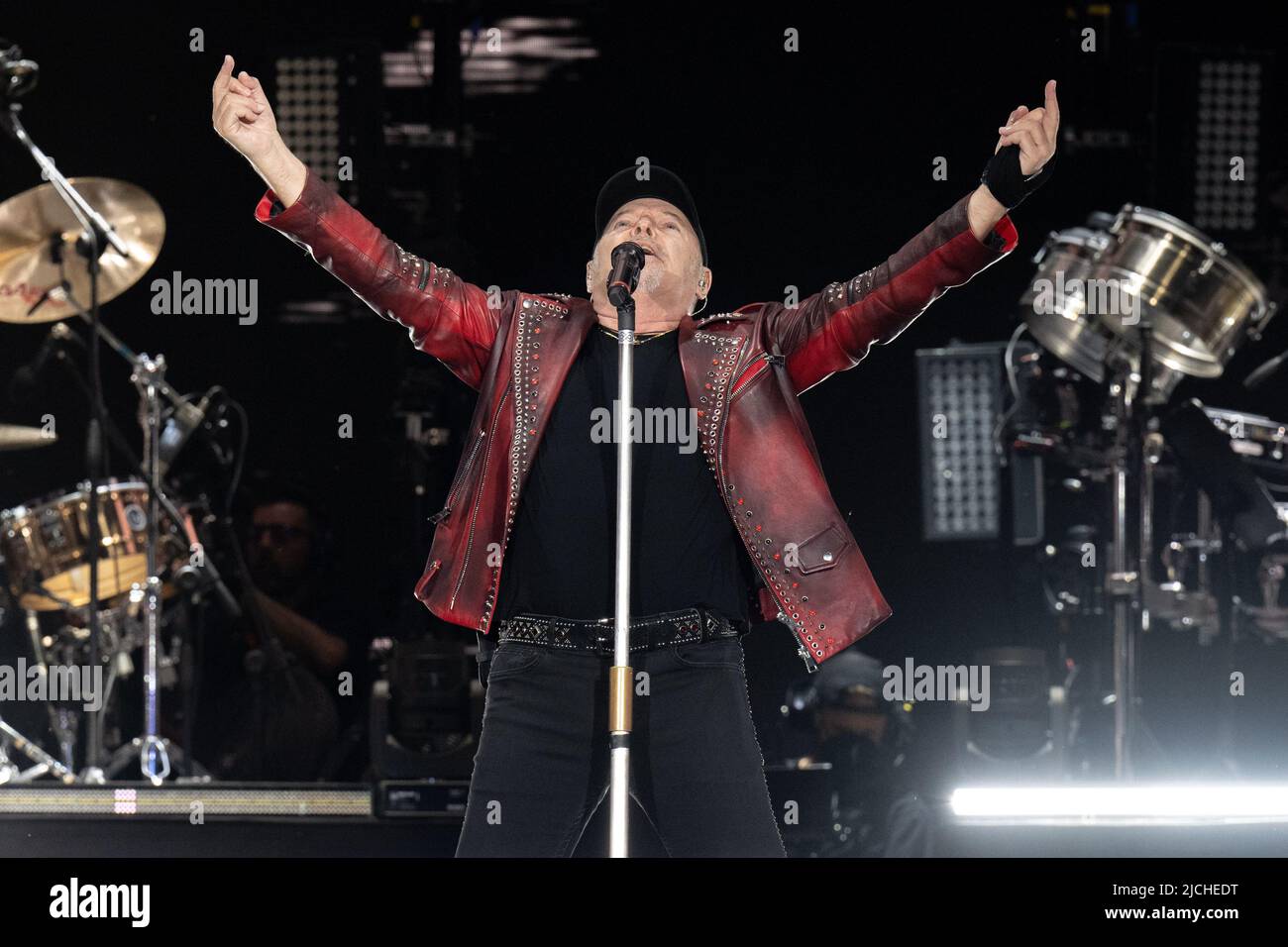 Concert du chanteur de rock italien Vasco Rossi à Circo Massimo à Rome le 12.06.2022 Banque D'Images