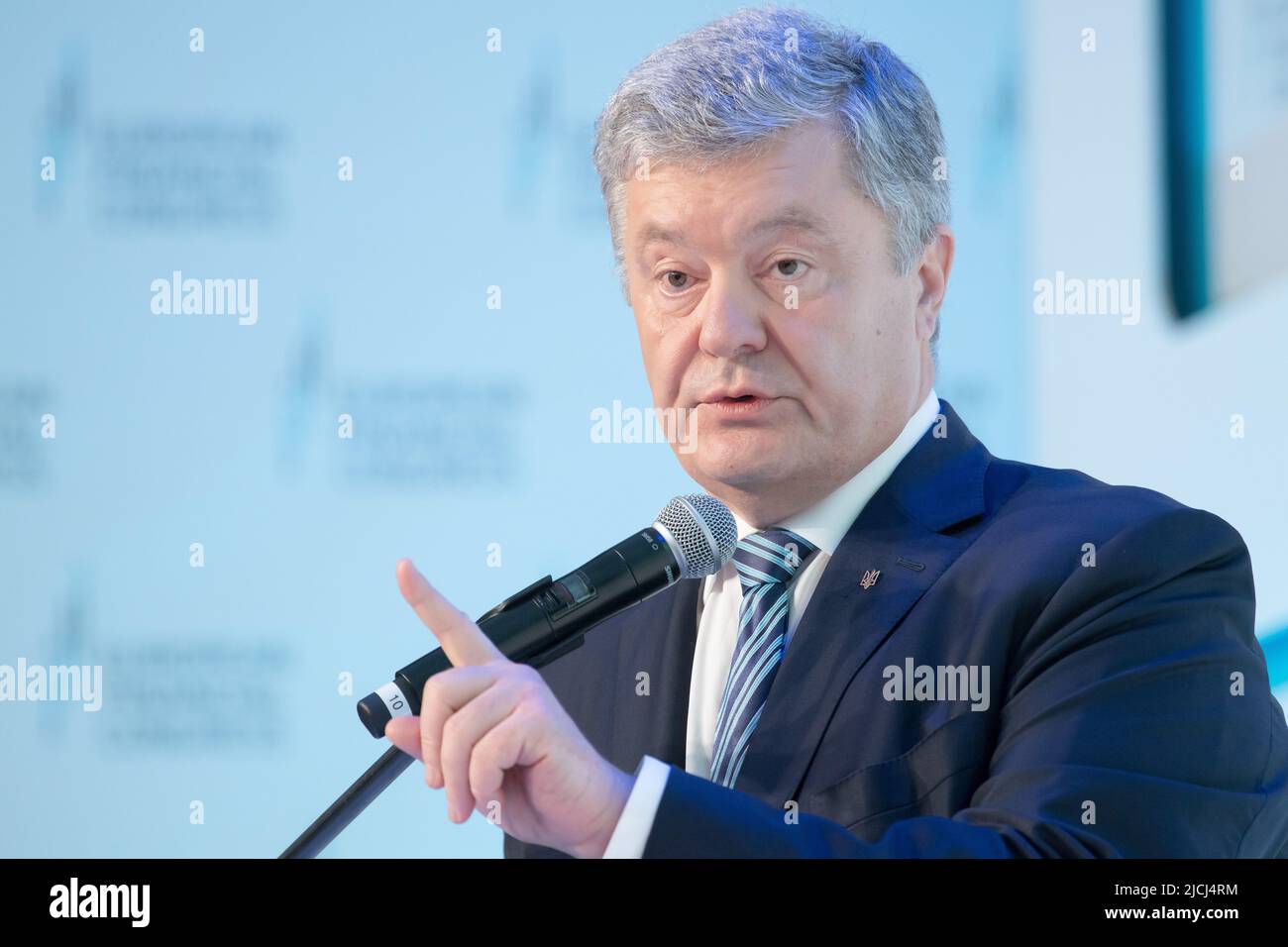 Petro Porochenko, ancienne présidente de l'Ukraine, à Sopot, Pologne © Wojciech Strozyk / Alamy stock photo Banque D'Images