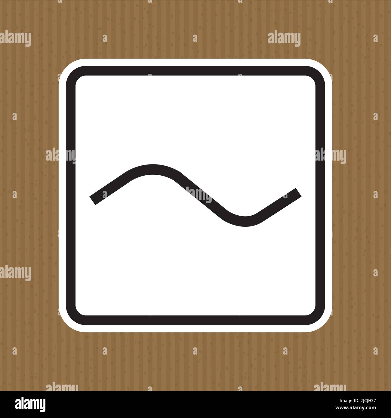 Symbole de courant alternatif symbole AC isoler sur fond blanc, illustration vectorielle EPS.10 Illustration de Vecteur