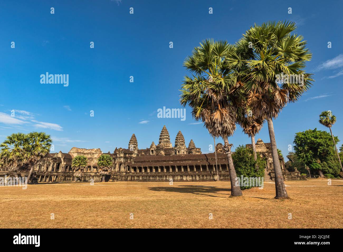 Siem Reap Cambodge, le célèbre temple d'Angkor Wat Banque D'Images