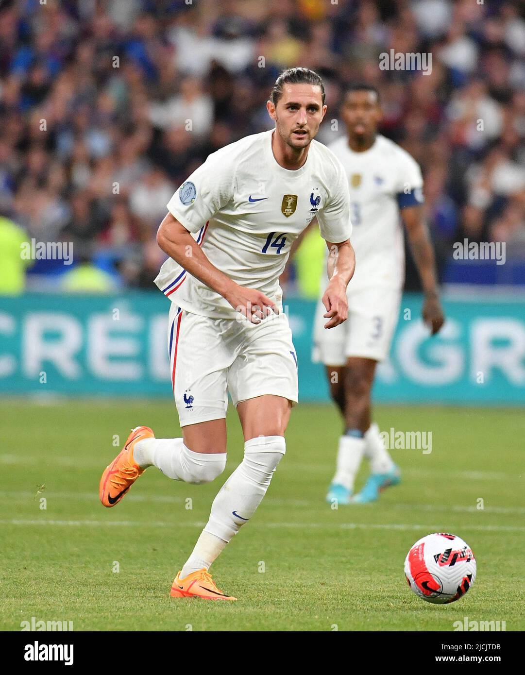 De France pendant la Ligue des Nations de l'UEFA, groupe 1 rencontre entre la France et la Croatie au Stade de France sur 13 juin 2022 à Paris, France. Photo de Christian liewig Abacapress.com Banque D'Images