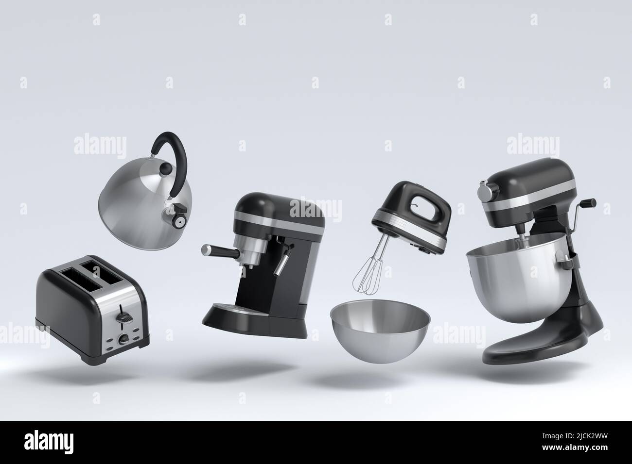 JOYIN Jouets De Cuisine, Ensemble De Jouets D'appareils De Cuisine Avec Cafetière, Mixeur, Grille-Pain Avec Lumières Et Sons Réalistes, Cadeau D'anniversaire Pour Enfants âgés De 3, 4, 5 Ans (Rose