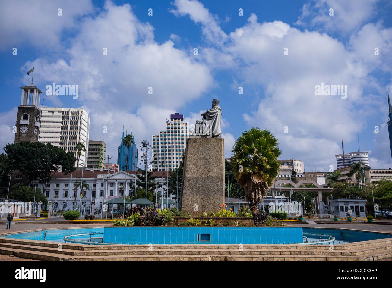 Nairobi Capital City County Streets Cityscapes Skyline gratte-ciel bâtiments modernes paysages Architecture structures monuments Tours Voyage à l'extérieur Banque D'Images