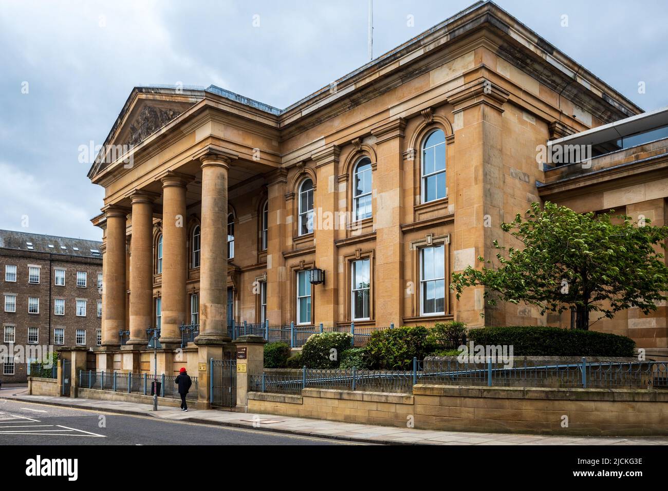 Dundee Sheriff court à Dundee, en Écosse, sur West Bell St - terminé en 1866, architecte George Angus Banque D'Images