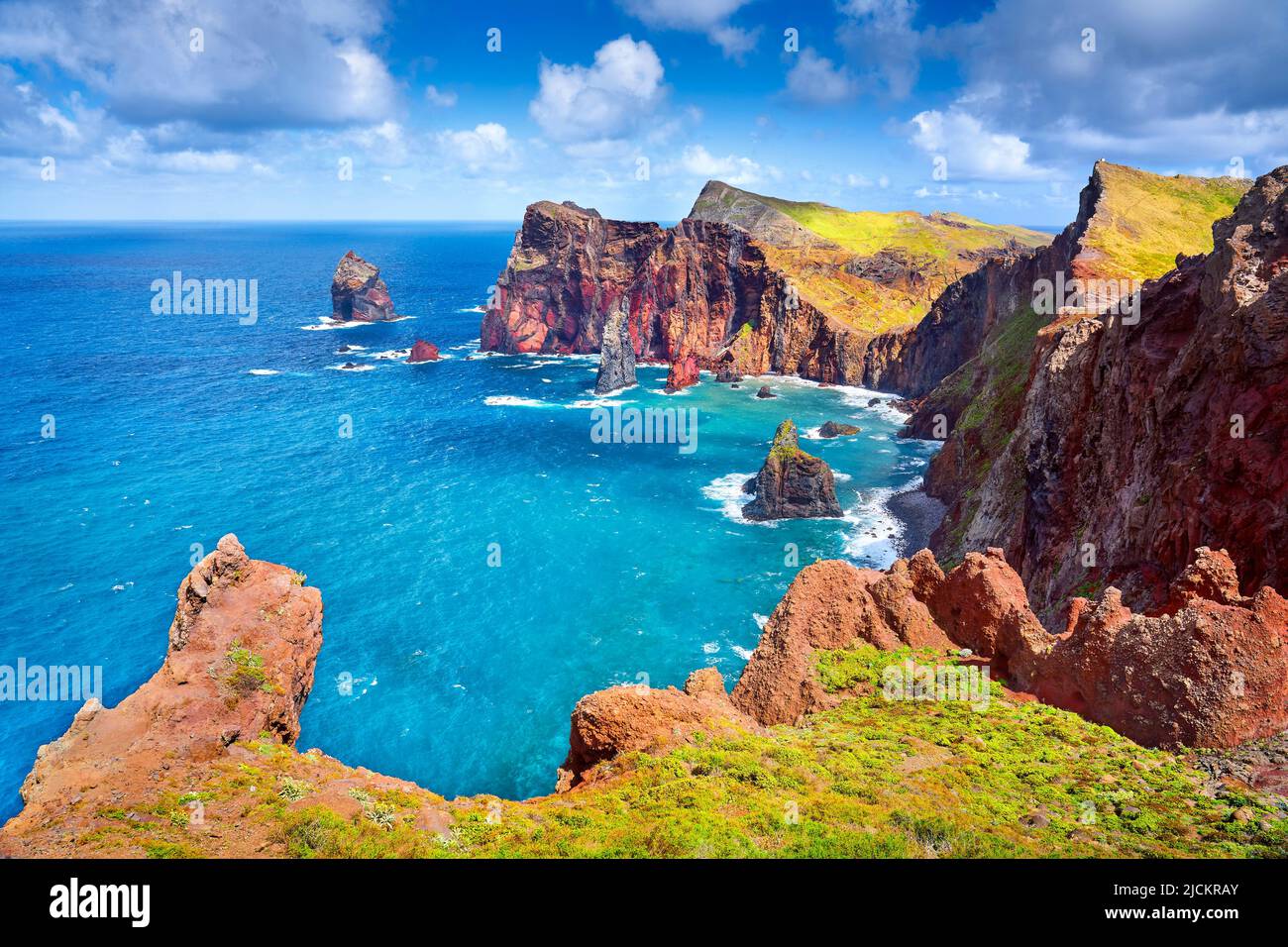 Péninsule de Ponta Sao Lourenco, île de Madère, Portugal Banque D'Images