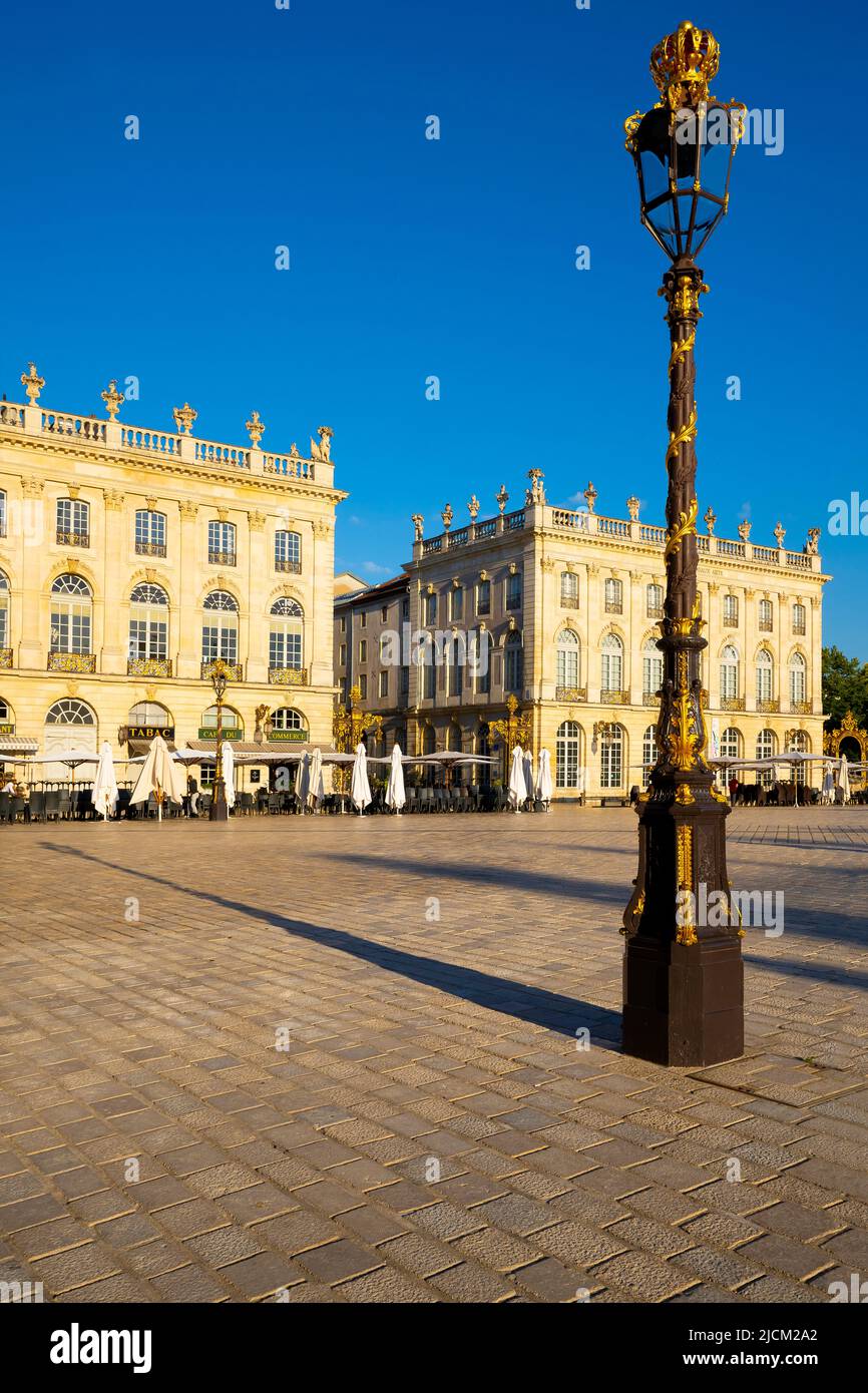 La place Stanislas est une grande place dans la ville de Nancy, dans la région Lorraine historique. France. Construit en 1752-1756 à la demande de Stanisław Leszczyńsk Banque D'Images