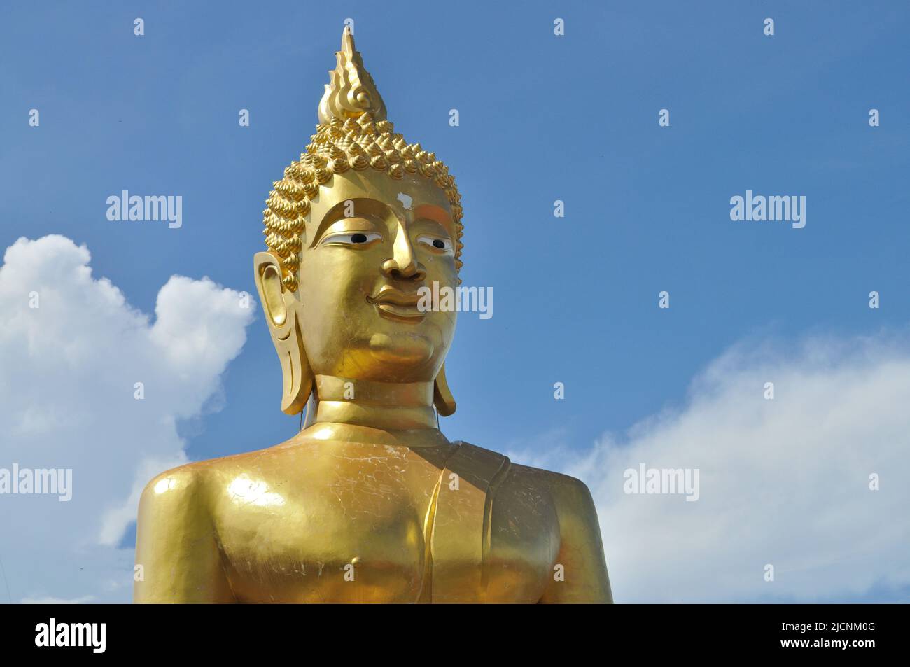 Buste de statue de bouddha géant - Pattaya, Thaïlande Banque D'Images