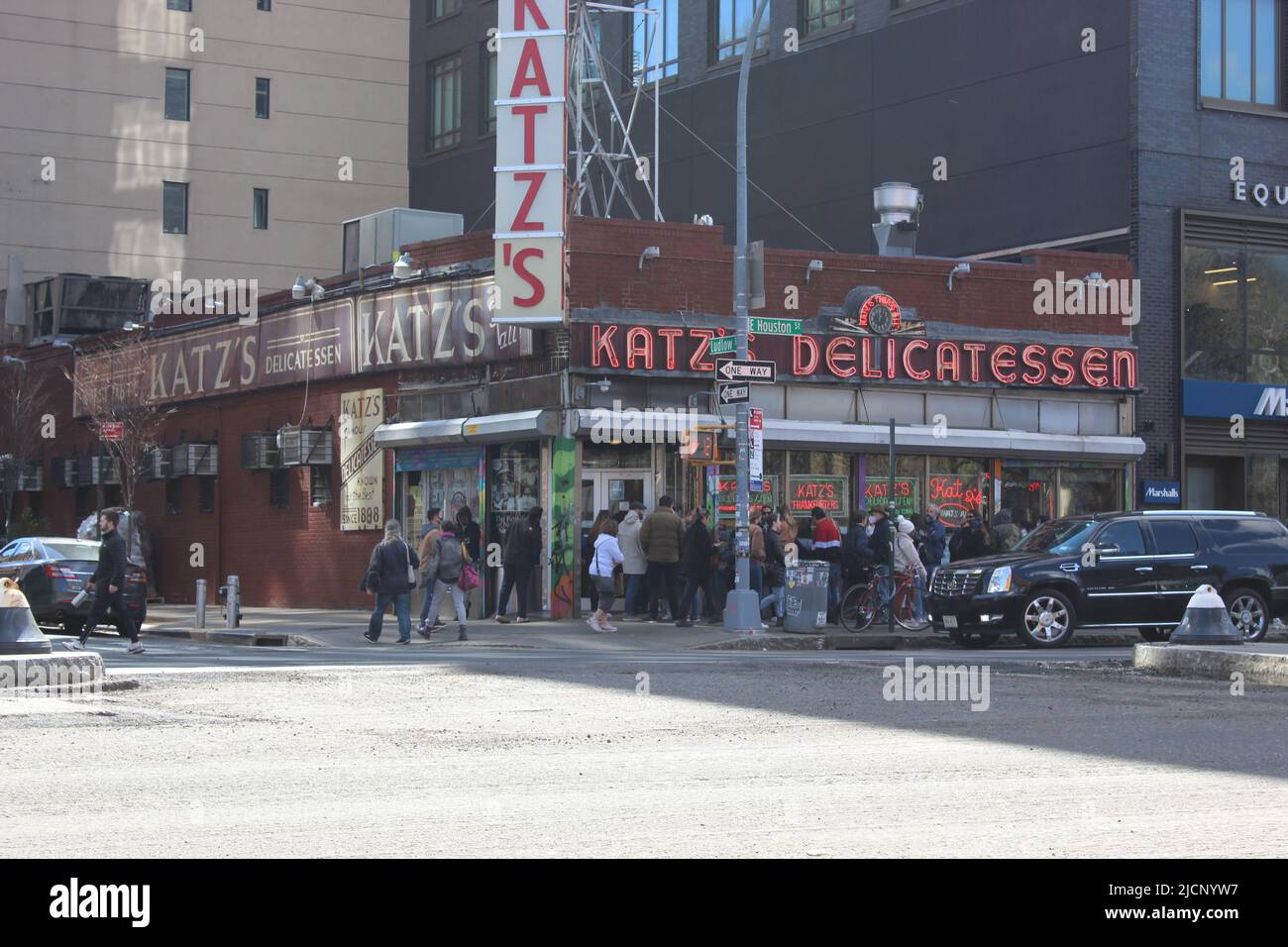 Katz's Delicatessen, Lower East Side, Manhattan, New York, États-Unis Banque D'Images