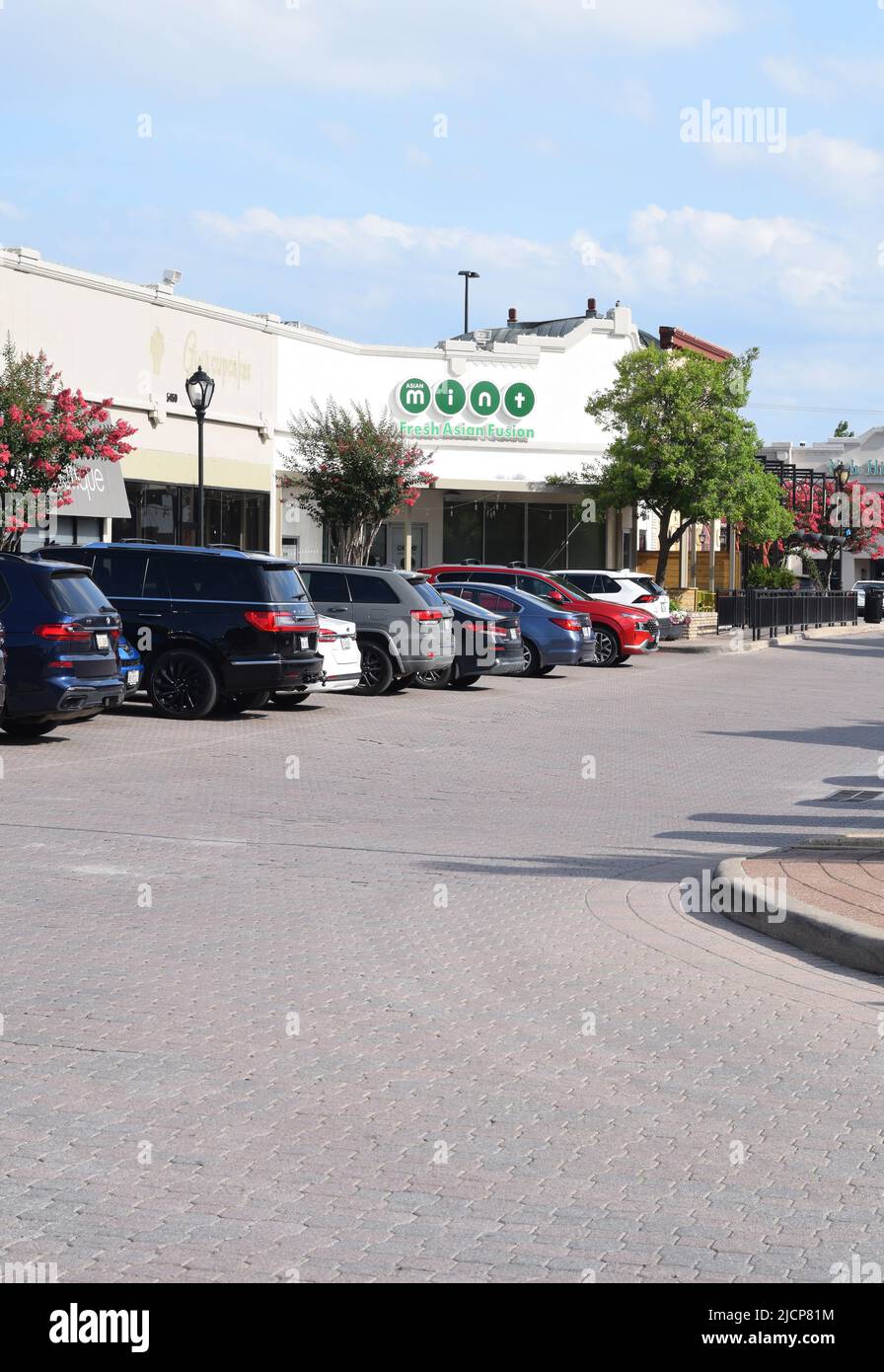 RESTAURANT MINT Asian Fusion à Dallas, Texas Banque D'Images