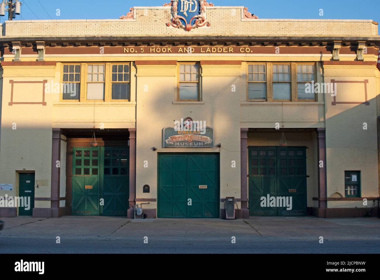 Dallas Firefighters Museum dans l'ancien bâtiment n° 5 de Hook and Ladder Company à Dallas, Texas Banque D'Images