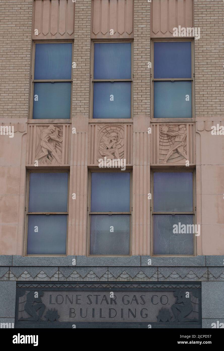 Lone Star Gas Company Building dans le centre-ville de Dallas, Texas Banque D'Images