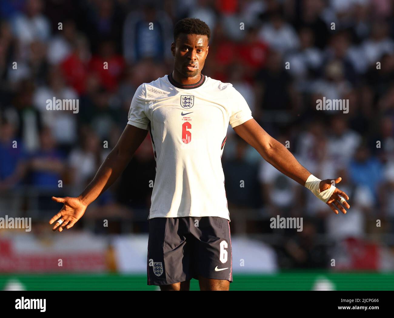 Wolverhampton, Angleterre, 14th juin 2022. Marc Guehi d'Angleterre lors du match de l'UEFA Nations League à Molineux, Wolverhampton. Le crédit photo doit être lu : Darren Staples / Sportimage Banque D'Images