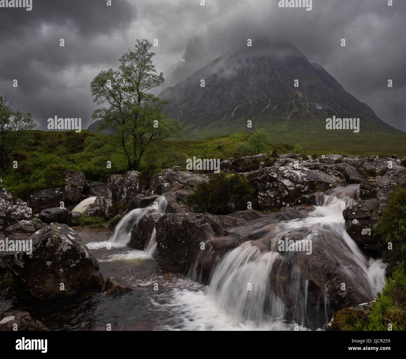 Chutes de la rivière Coupall Banque D'Images