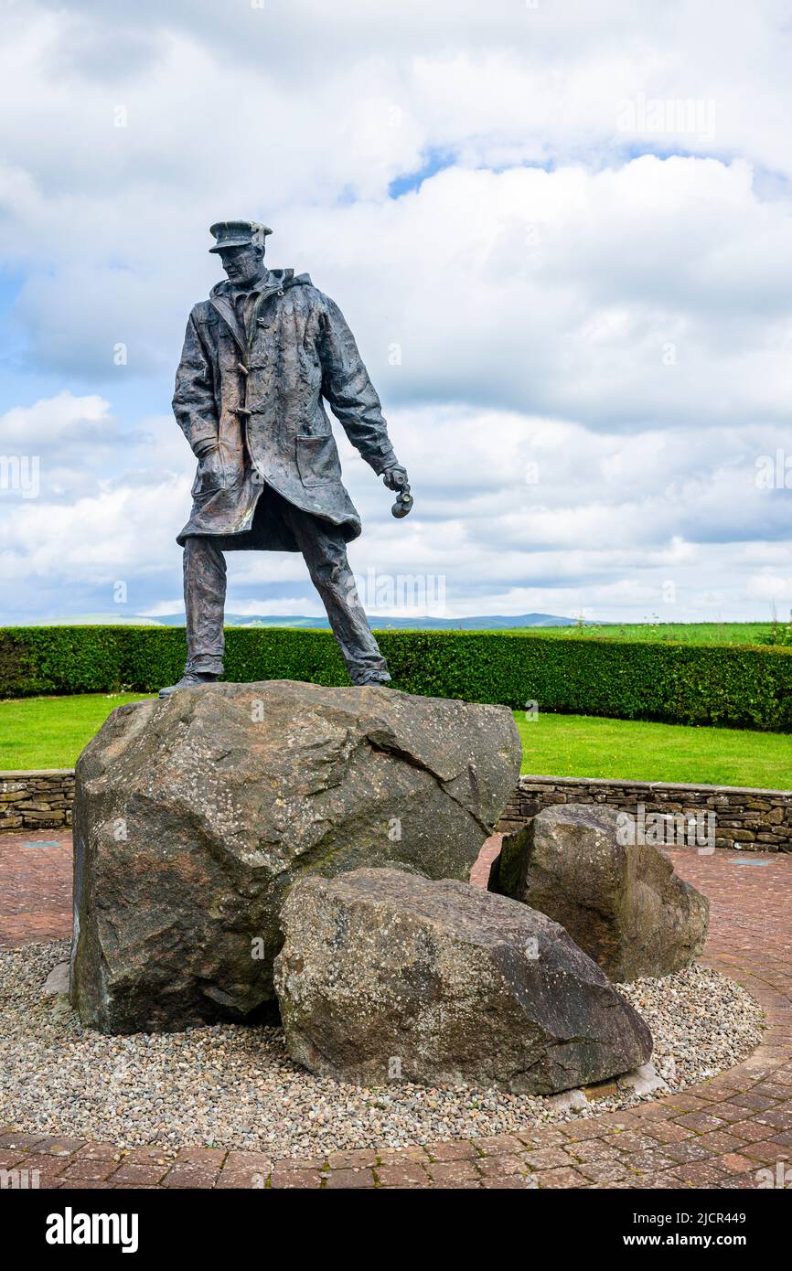 Doune, Perthshire, Écosse – Mémorial de David Stirling, propriétaire écossais et officier de l'armée de la Seconde Guerre mondiale, fondateur du Service aérien spécial (SAS) Banque D'Images