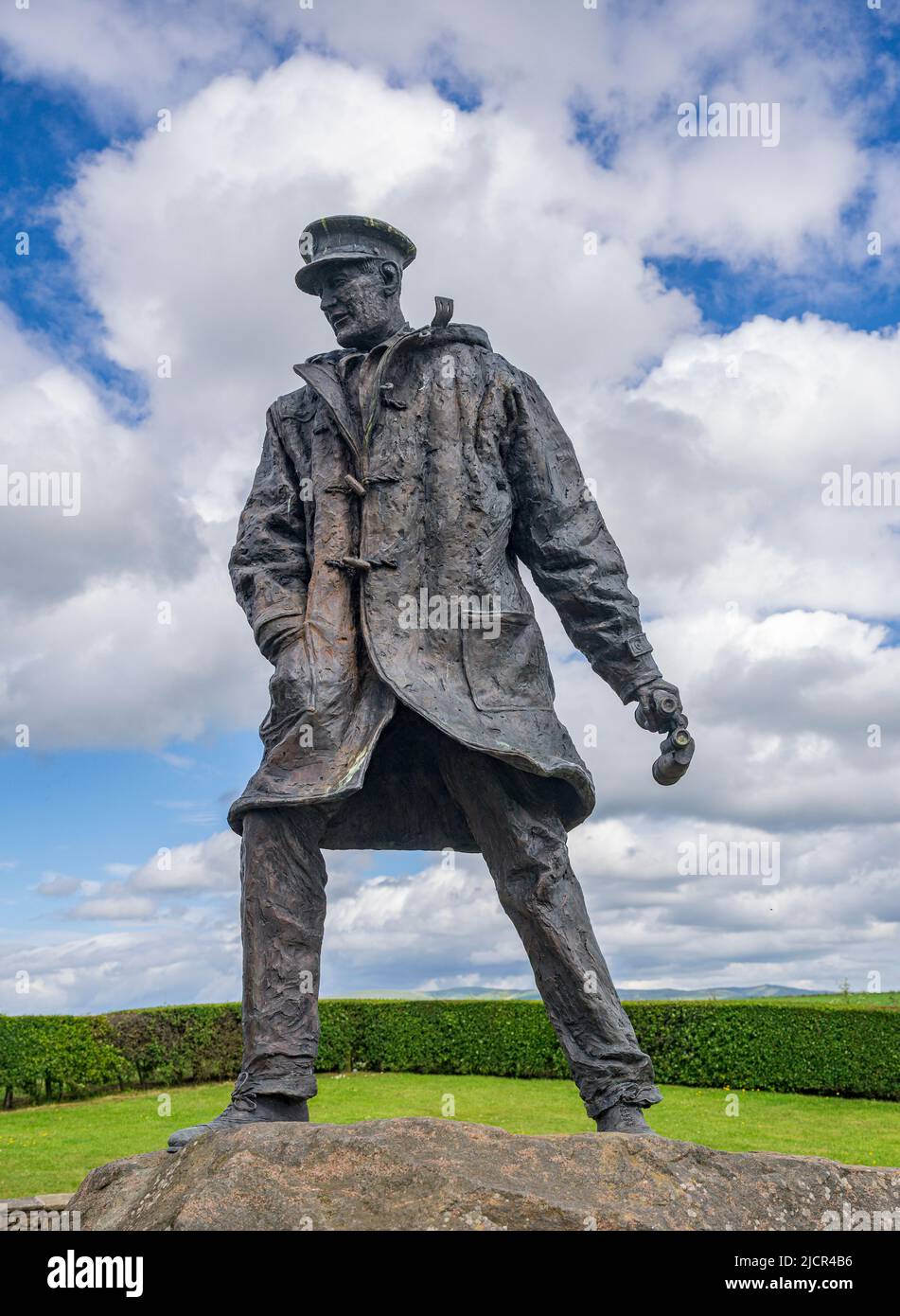 Doune, Perthshire, Écosse – Mémorial de David Stirling, propriétaire écossais et officier de l'armée de la Seconde Guerre mondiale, fondateur du Service aérien spécial (SAS) Banque D'Images