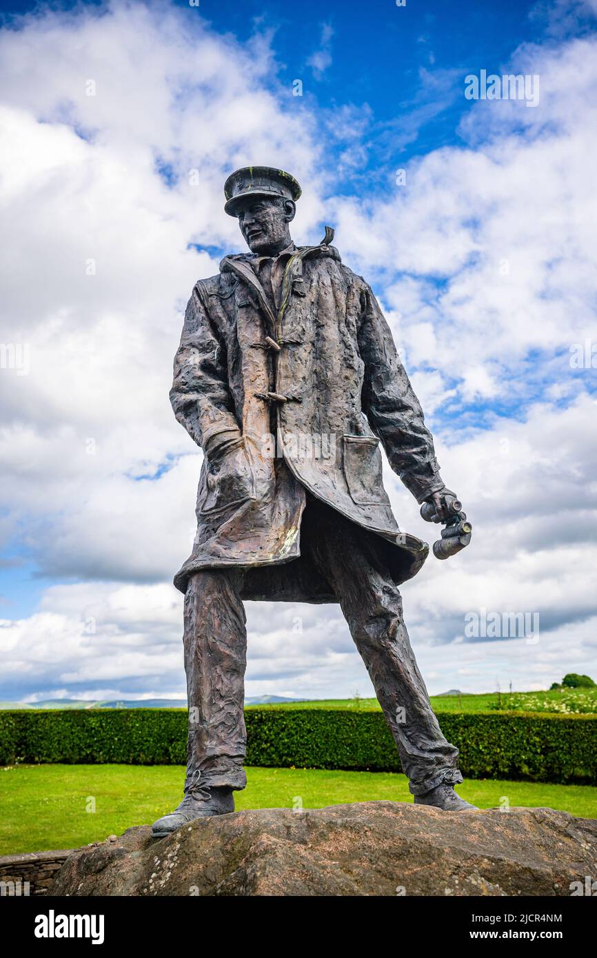Doune, Perthshire, Écosse – Mémorial de David Stirling, propriétaire écossais et officier de l'armée de la Seconde Guerre mondiale, fondateur du Service aérien spécial (SAS) Banque D'Images
