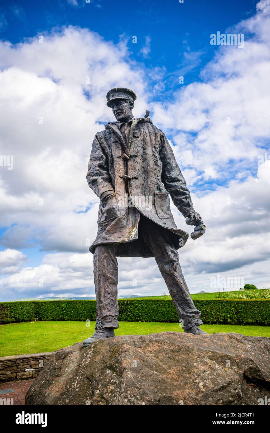 Doune, Perthshire, Écosse – Mémorial de David Stirling, propriétaire écossais et officier de l'armée de la Seconde Guerre mondiale, fondateur du Service aérien spécial (SAS) Banque D'Images