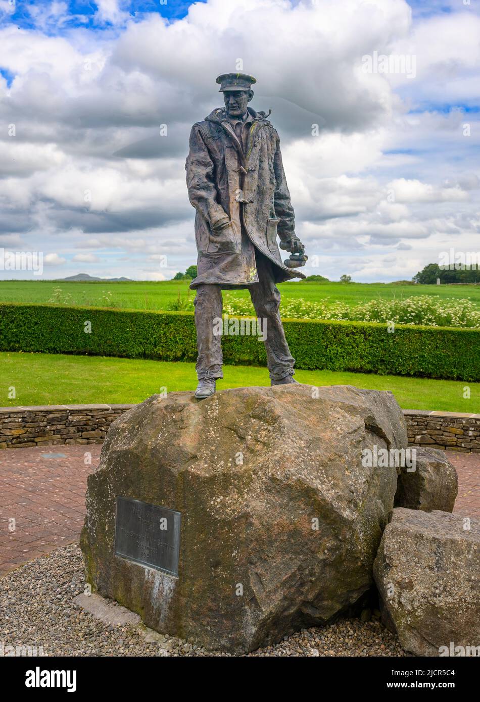 Doune, Perthshire, Écosse – Mémorial de David Stirling, propriétaire écossais et officier de l'armée de la Seconde Guerre mondiale, fondateur du Service aérien spécial (SAS) Banque D'Images