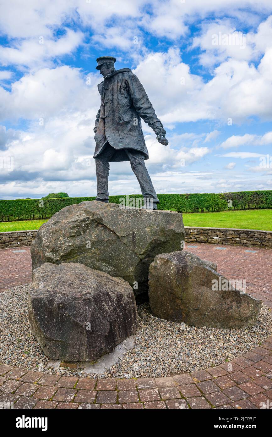Doune, Perthshire, Écosse – Mémorial de David Stirling, propriétaire écossais et officier de l'armée de la Seconde Guerre mondiale, fondateur du Service aérien spécial (SAS) Banque D'Images