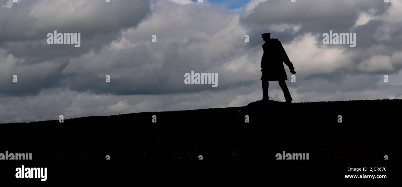Doune, Perthshire, Écosse – Mémorial de David Stirling, propriétaire écossais et officier de l'armée de la Seconde Guerre mondiale, fondateur du Service aérien spécial (SAS) Banque D'Images