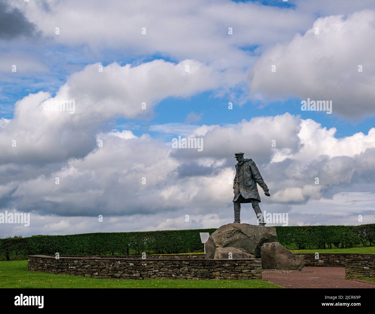 Doune, Perthshire, Écosse – Mémorial de David Stirling, propriétaire écossais et officier de l'armée de la Seconde Guerre mondiale, fondateur du Service aérien spécial (SAS) Banque D'Images