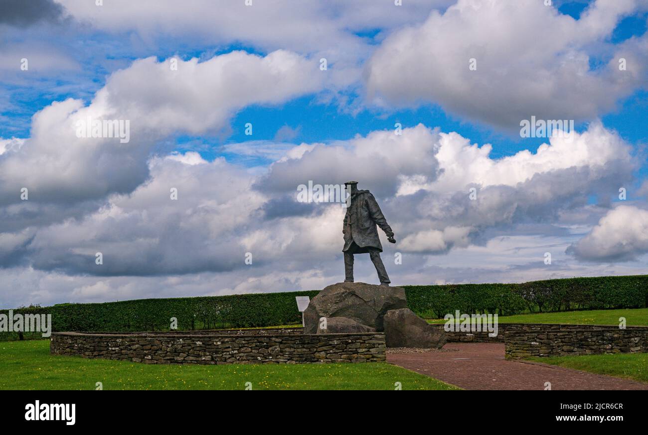 Doune, Perthshire, Écosse – Mémorial de David Stirling, propriétaire écossais et officier de l'armée de la Seconde Guerre mondiale, fondateur du Service aérien spécial (SAS) Banque D'Images