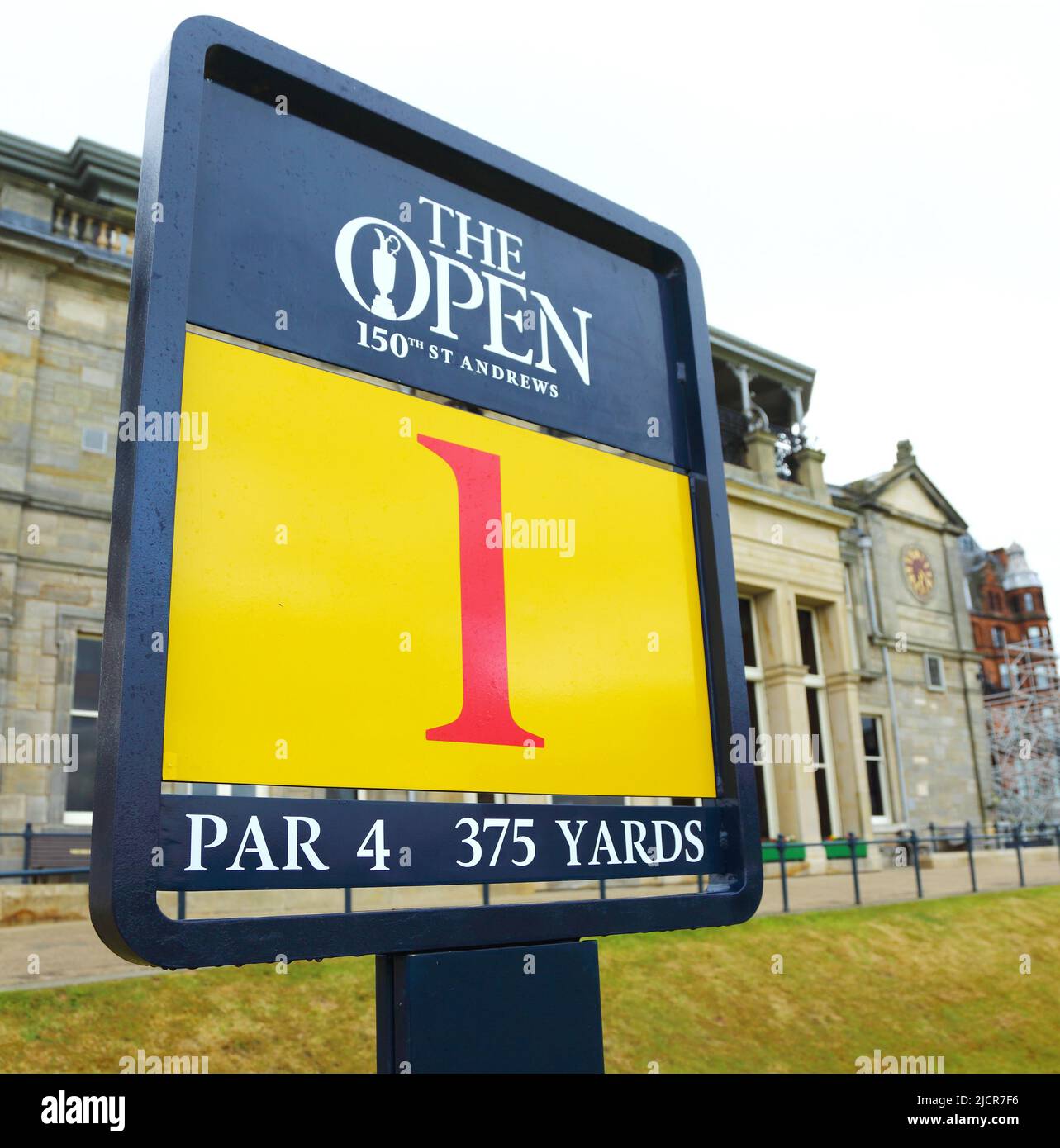 Mercredi le 15th juin 2022, les préperations sont bien en cours pour le Championnat de golf ouvert 150th à St andrews Banque D'Images