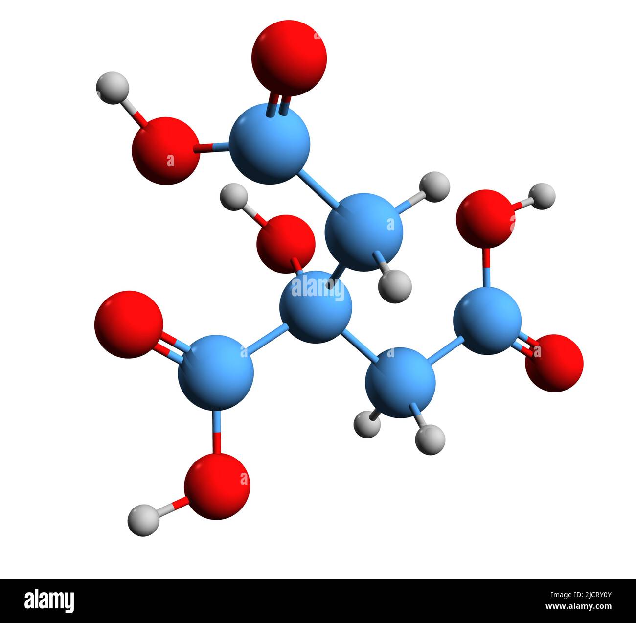 3D image de la formule squelettique de l'acide citrique structure chimique moléculaire de 3D image de la formule squelettique de l'acide citrique structure chimique moléculaire de
