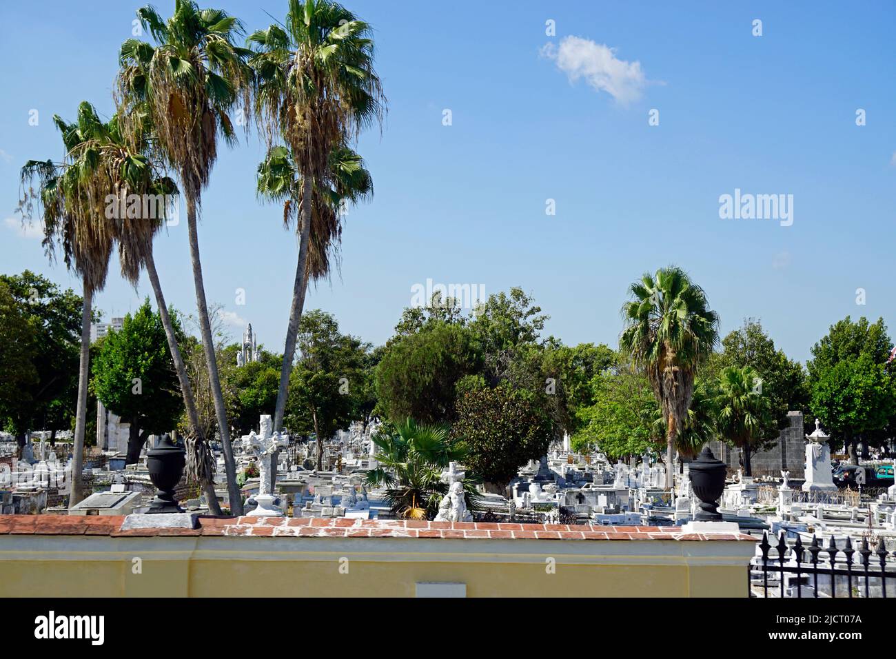 Cimetière Nekropolis de Cristobal Colon à la Havane Banque D'Images