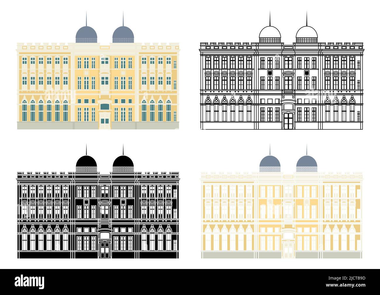 Bourse de Recife, Brésil Illustration de Vecteur