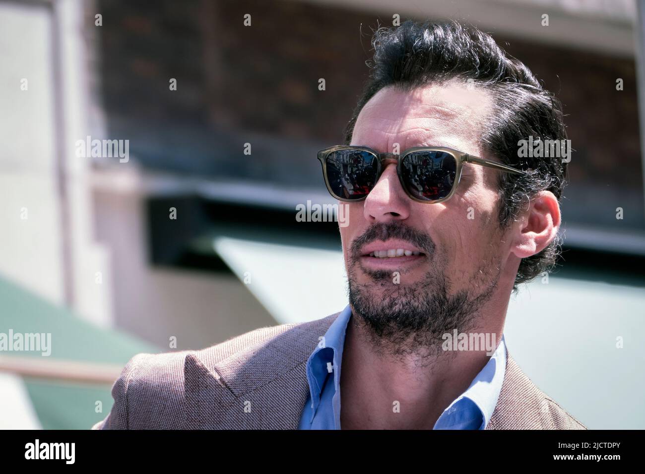David Gandy au Concours sur le salon automobile Savile Row à Londres Banque D'Images