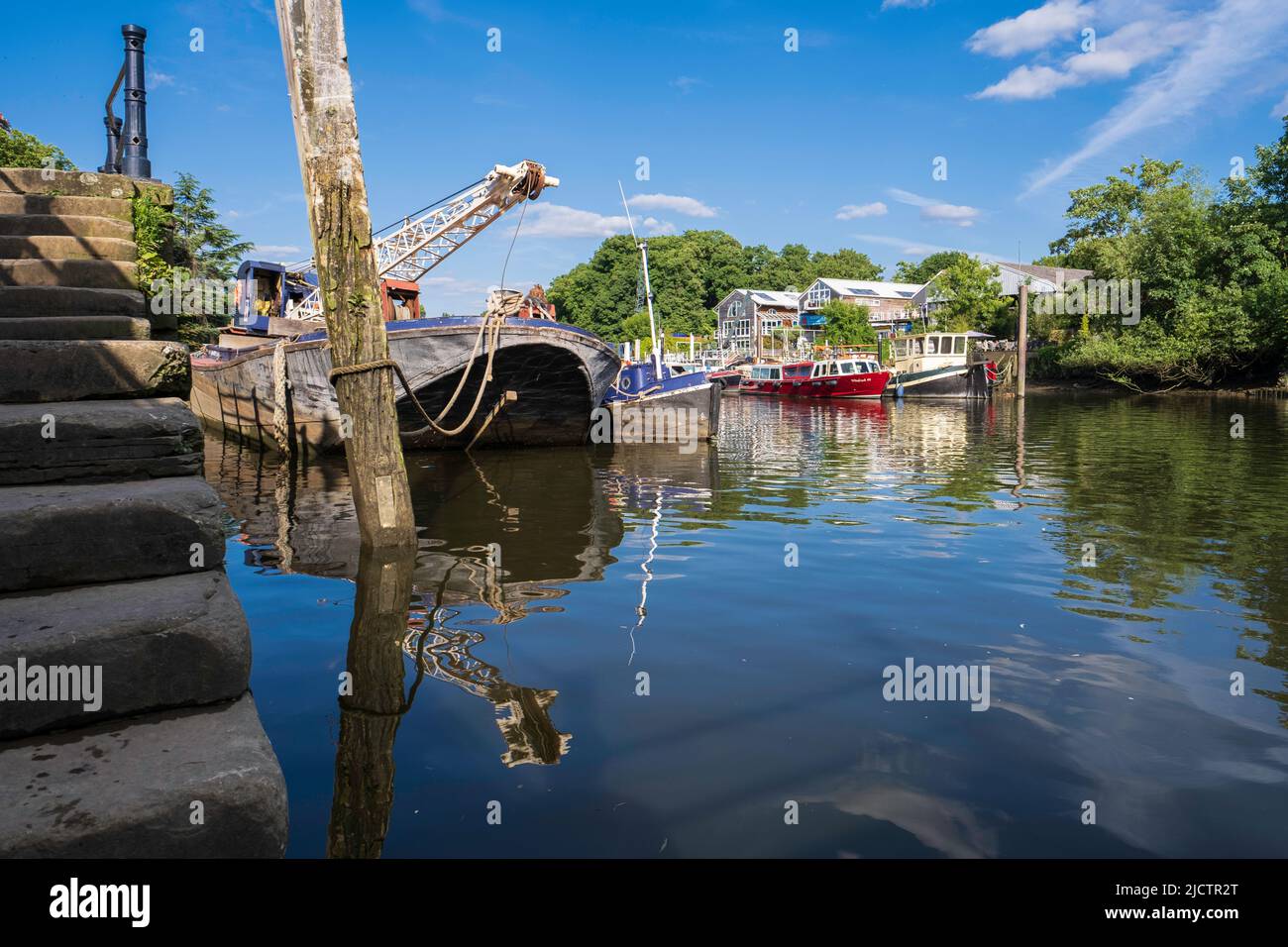 River Thames, Twickenham, Londres, Royaume-Uni Banque D'Images