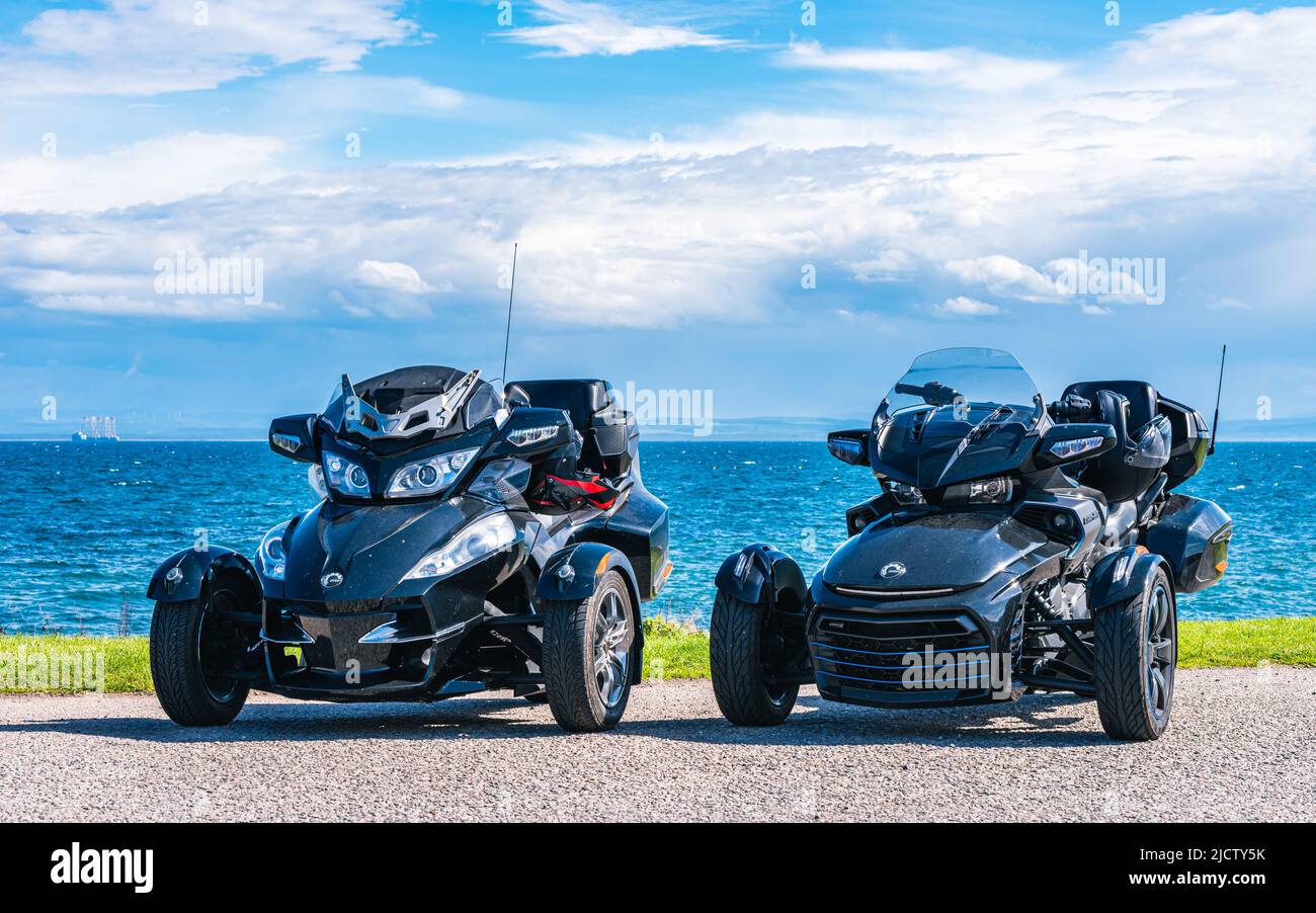 Tricycles, 3 Wheels, nc500, Écosse, Royaume-Uni Banque D'Images