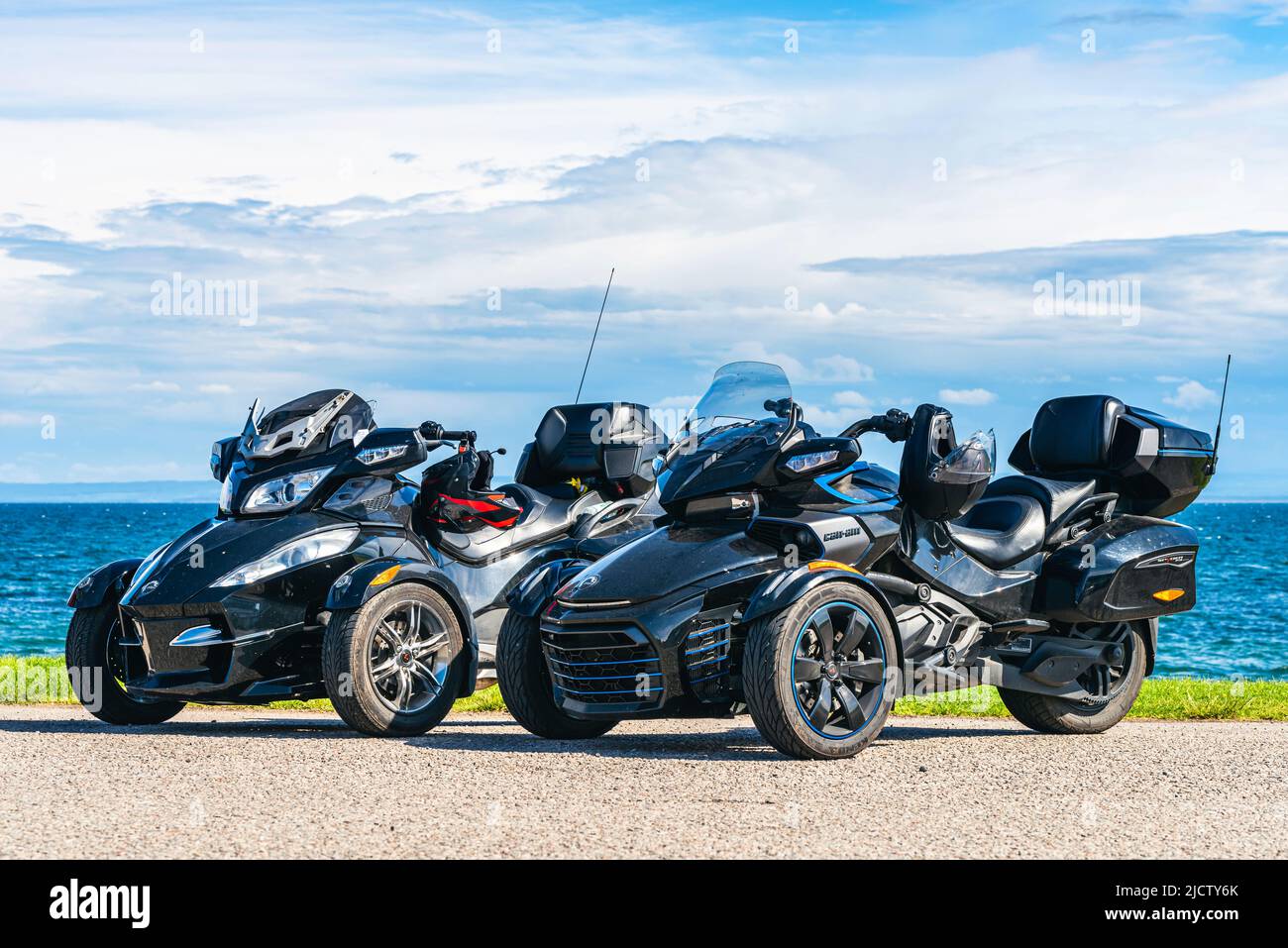 Tricycles, 3 Wheels, nc500, Écosse, Royaume-Uni Banque D'Images