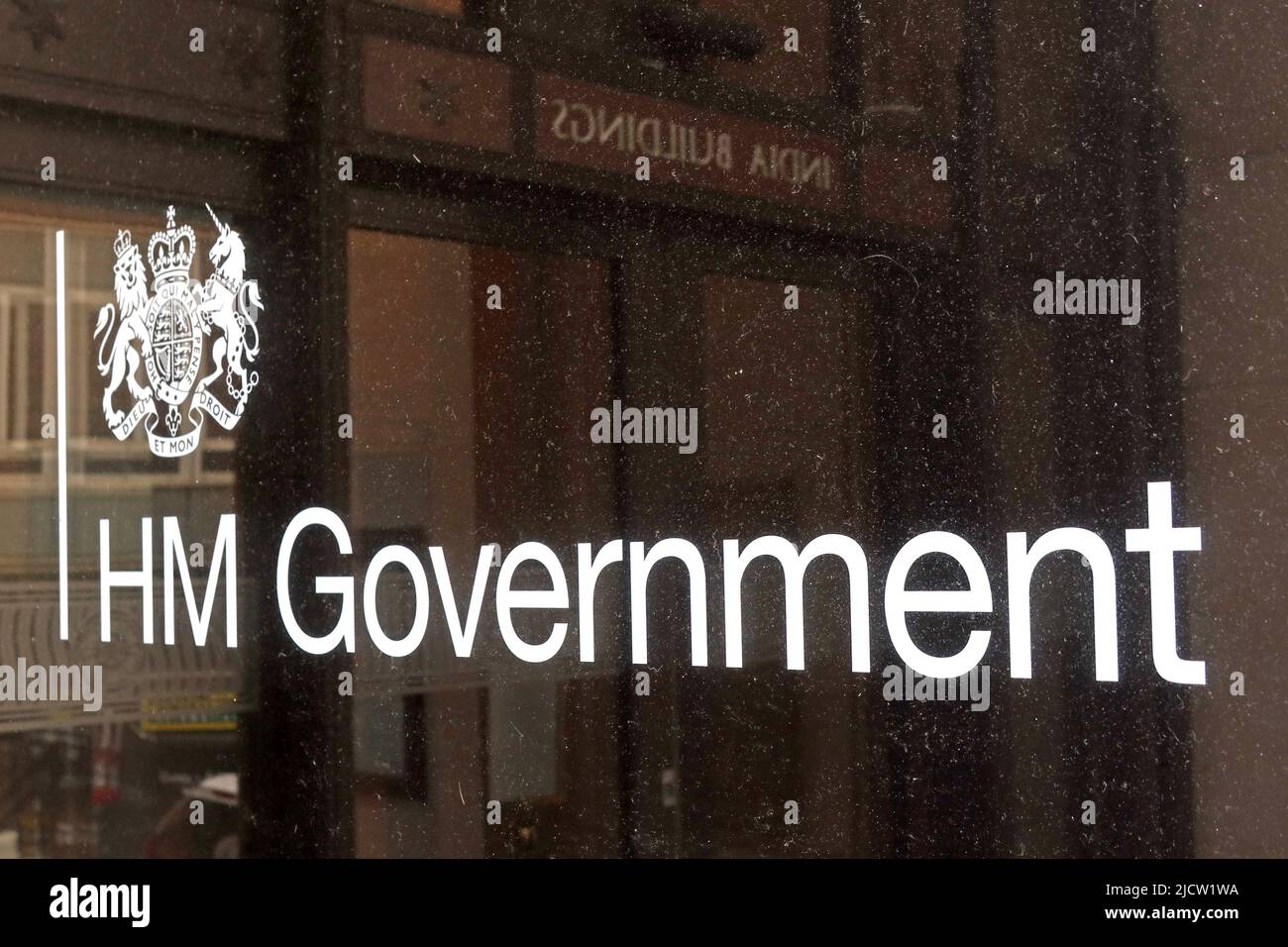 La HMRC de Liverpool, le gouvernement HM, les bureaux des bâtiments de l'Inde, les bâtiments de l'Inde, Water Street, Liverpool, Merseyside, L2 0UD Banque D'Images