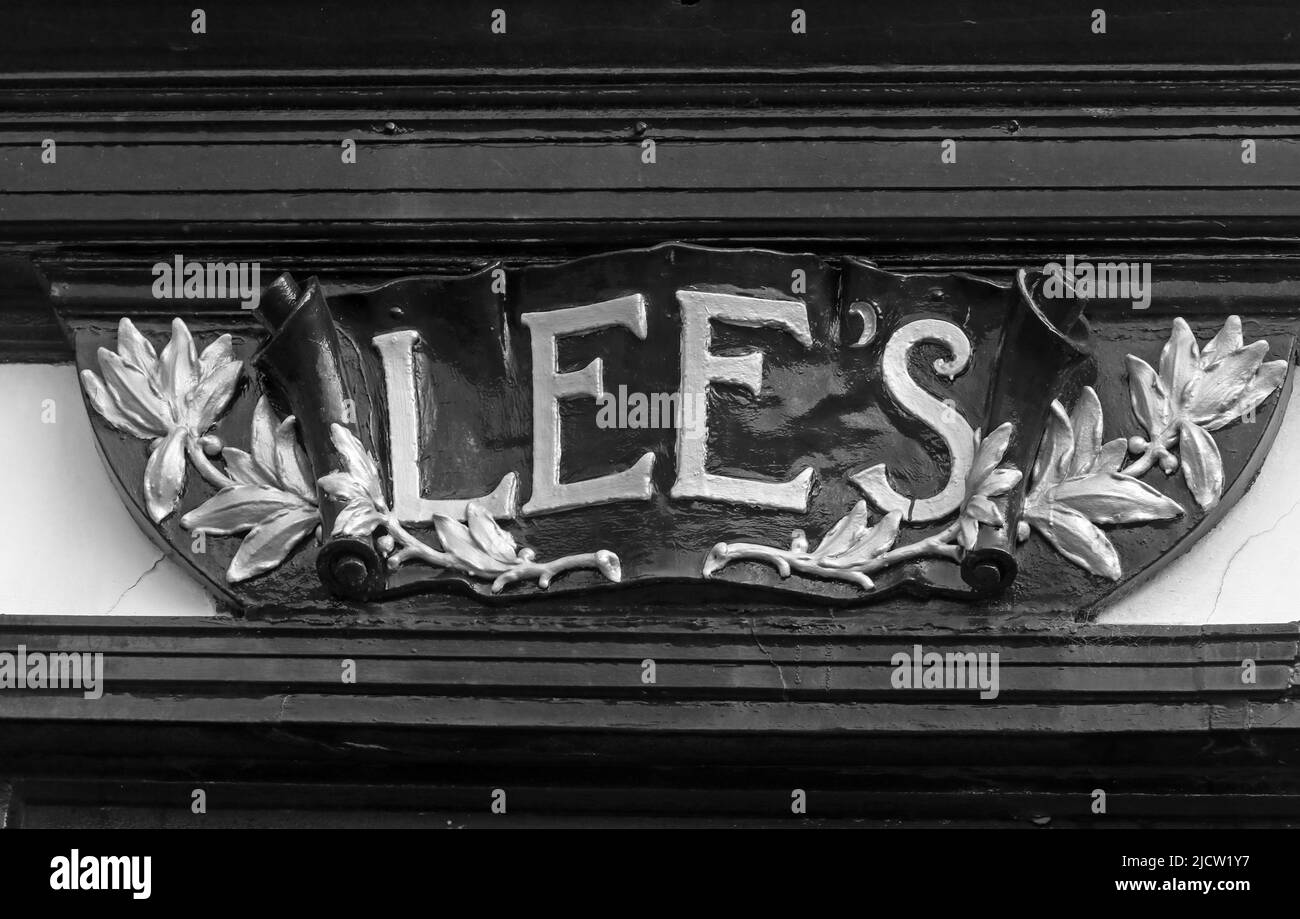 Logo George Henry Lees, ancien grand magasin, Williamson Square, Liverpool, Merseyside, ANGLETERRE, ROYAUME-UNI, L1 1EJ Banque D'Images