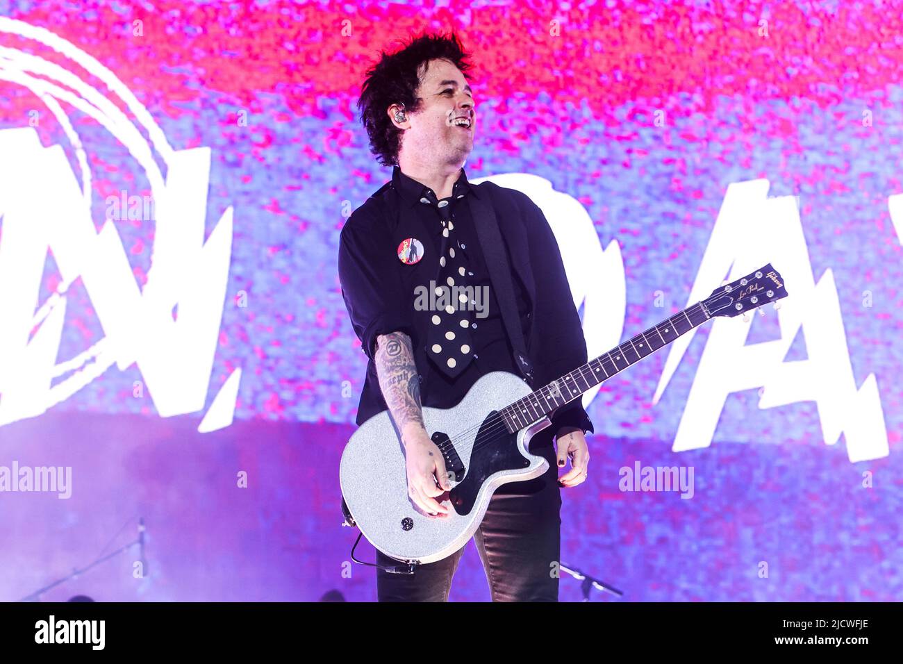 Milan, Italie, 15 juin 2022. Green Day en concert au festival IDAYS Banque D'Images