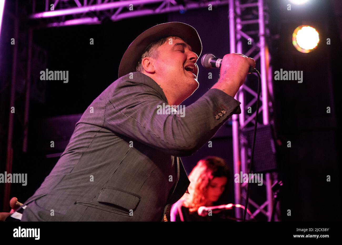 Pete Doherty Live à Liverpool 2022 Banque D'Images