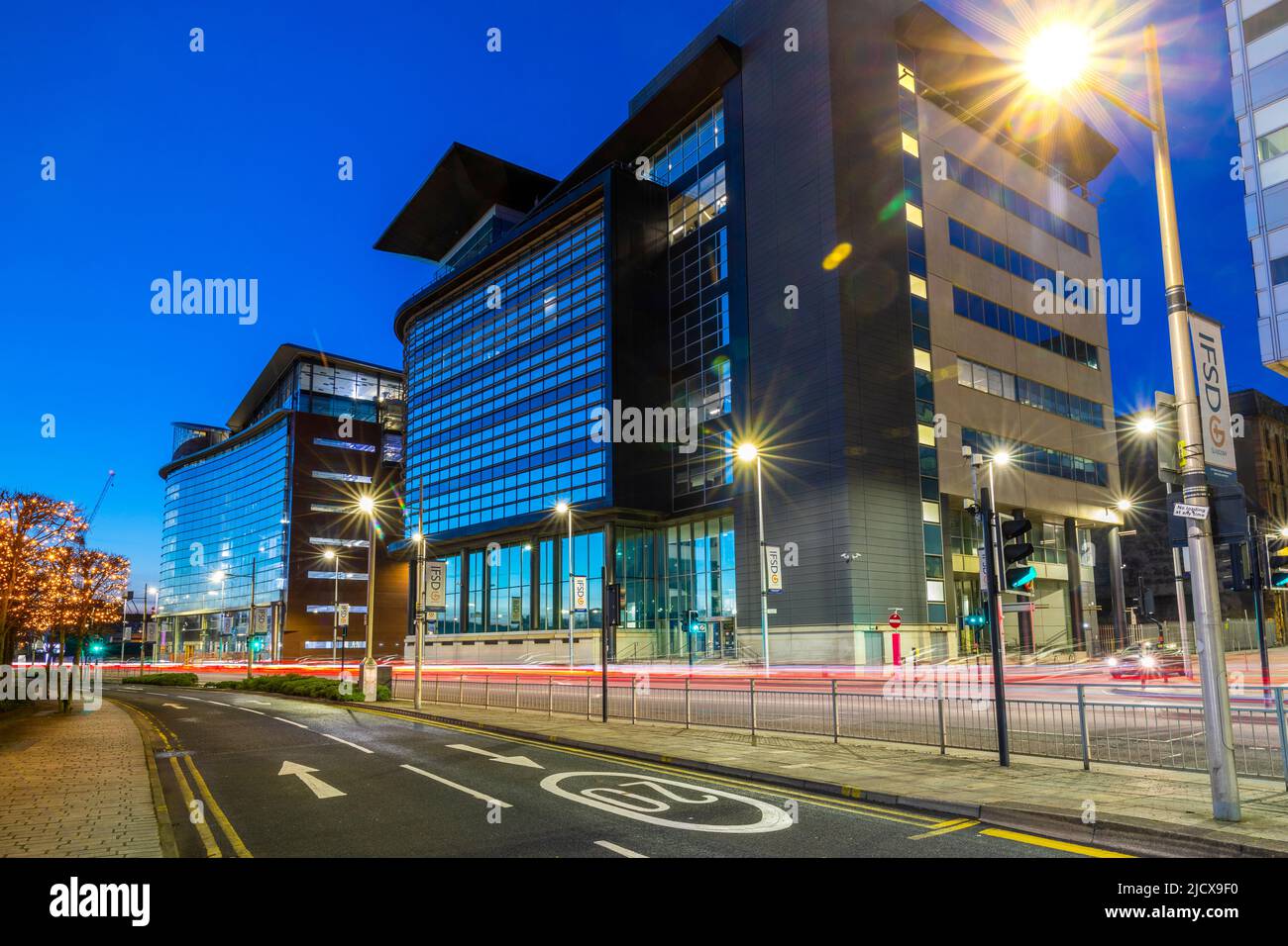 International Financial Services District at Dust, Glasgow, Écosse, Royaume-Uni, Europe Banque D'Images