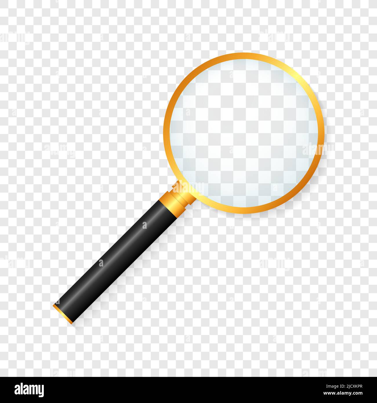 Loupe. Avec maillage de dégradé. Illustration vectorielle. Illustration de Vecteur