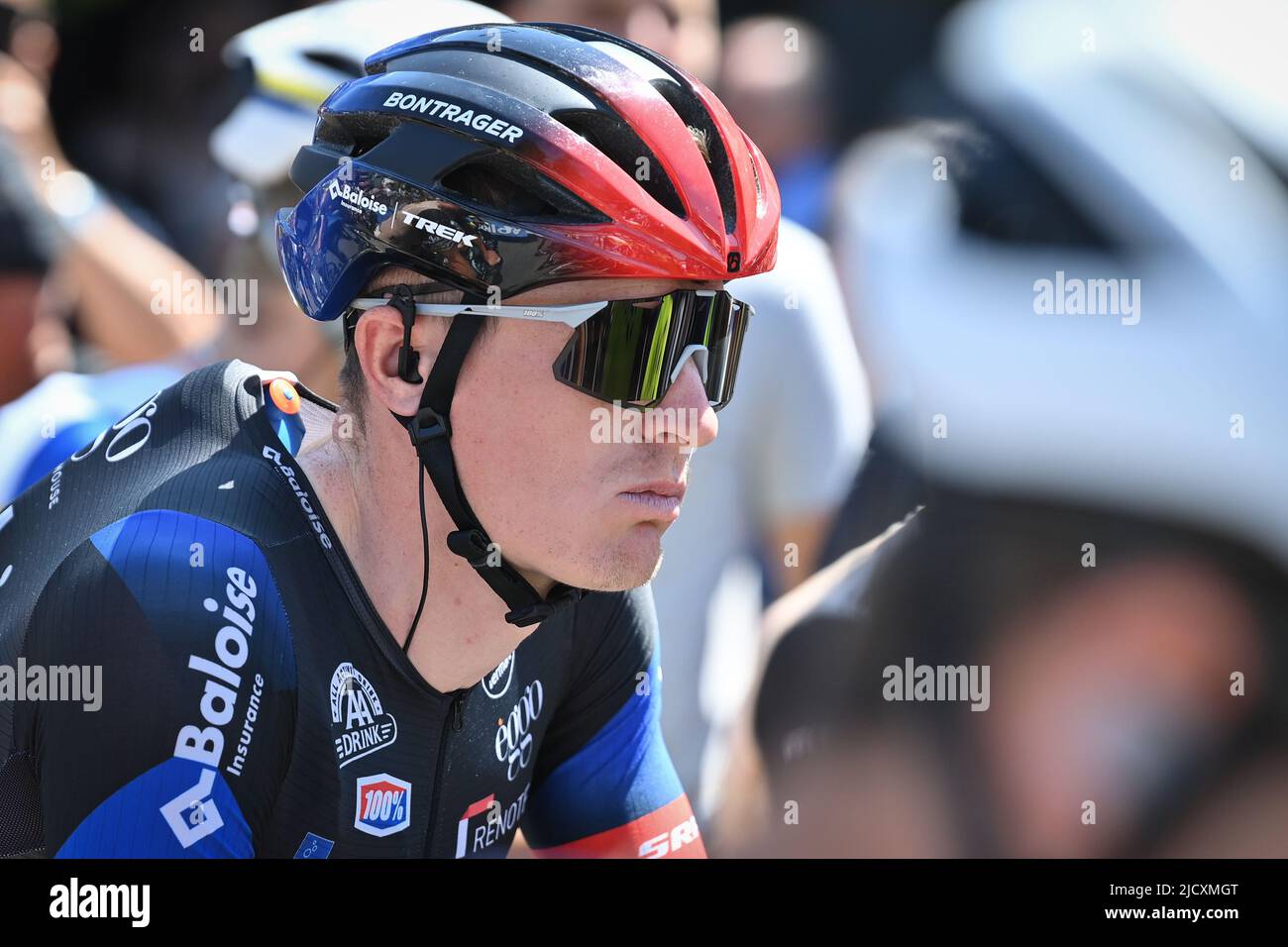 Knokke-Heist, Belgique. 16th juin 2022. Belge Thijs Aerts photographié au début de la deuxième étape de la course cycliste Baloise Belgium Tour, 175,6km de Beveren à Knokke-Heist, jeudi 16 juin 2022. La visite de la Baloise Belgique a lieu du 15 au 19 juin. PHOTO DE BELGA DAVID STOCKMAN crédit: Belga News Agency/Alay Live News Banque D'Images