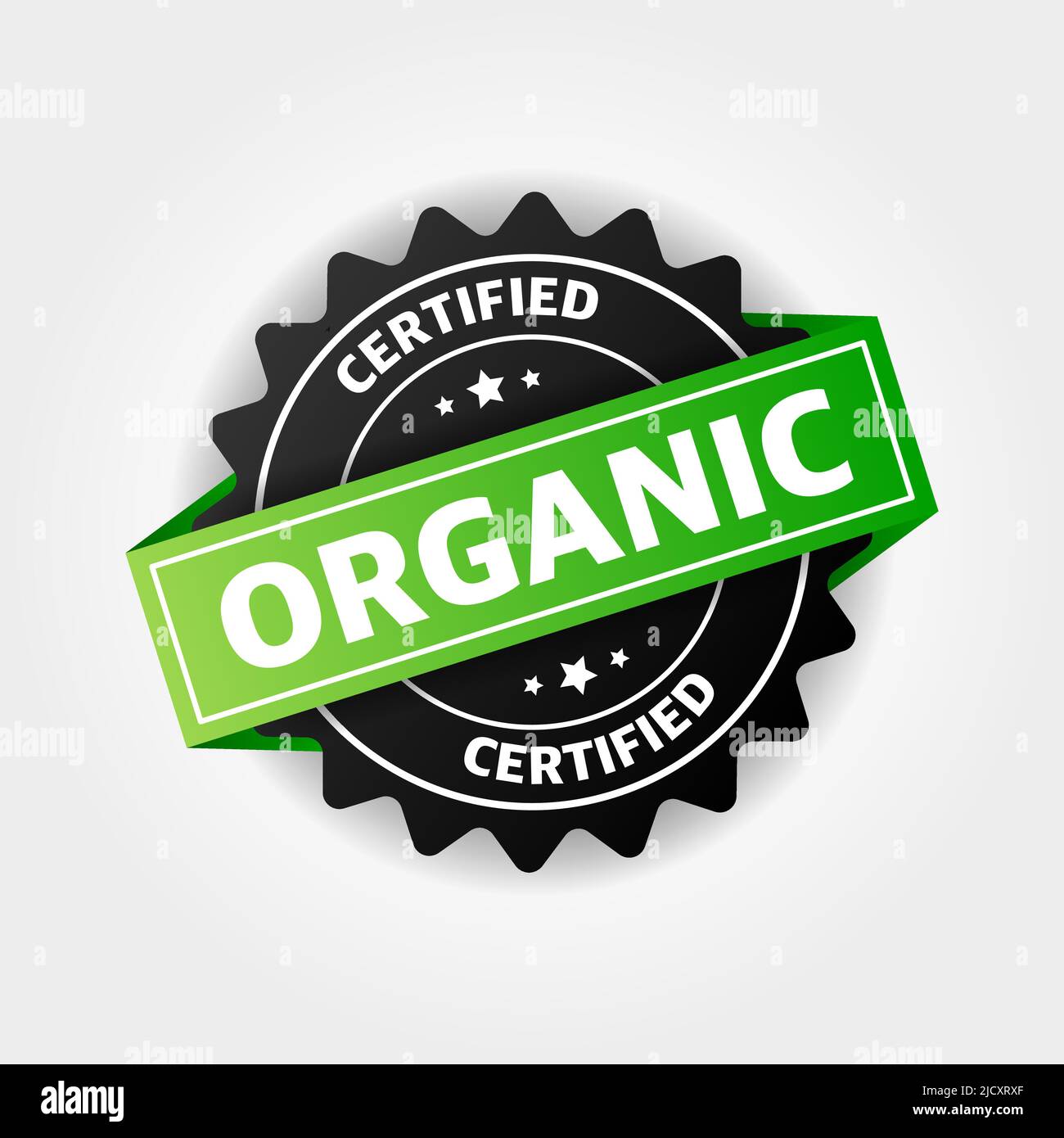 signe de bouclier organique, symbole pas d'icône de vecteur gmo Illustration de Vecteur