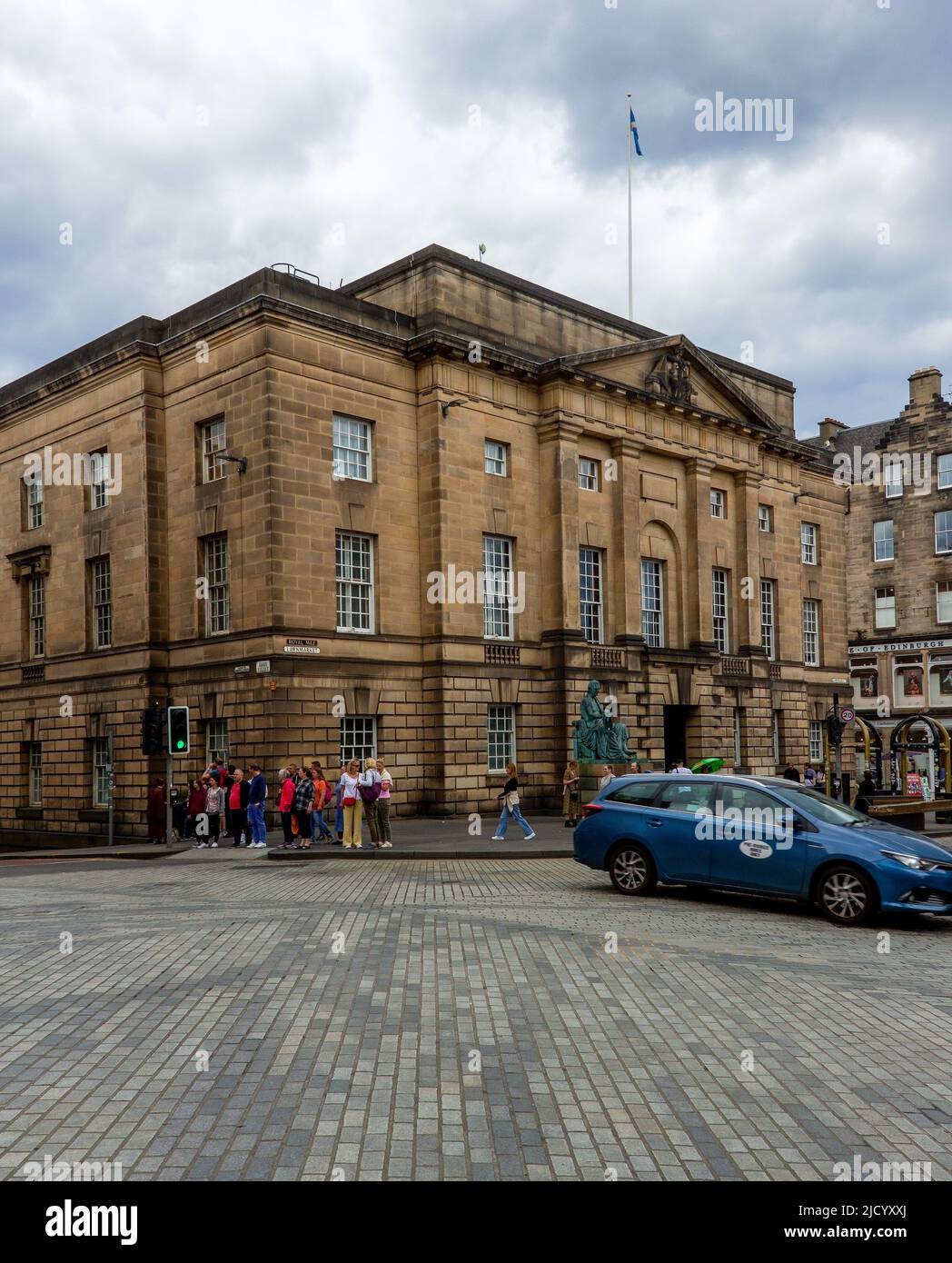 High court of justiciary, High court, High Street, Royal Mile, Édimbourg, Écosse, Royaume-Uni Banque D'Images