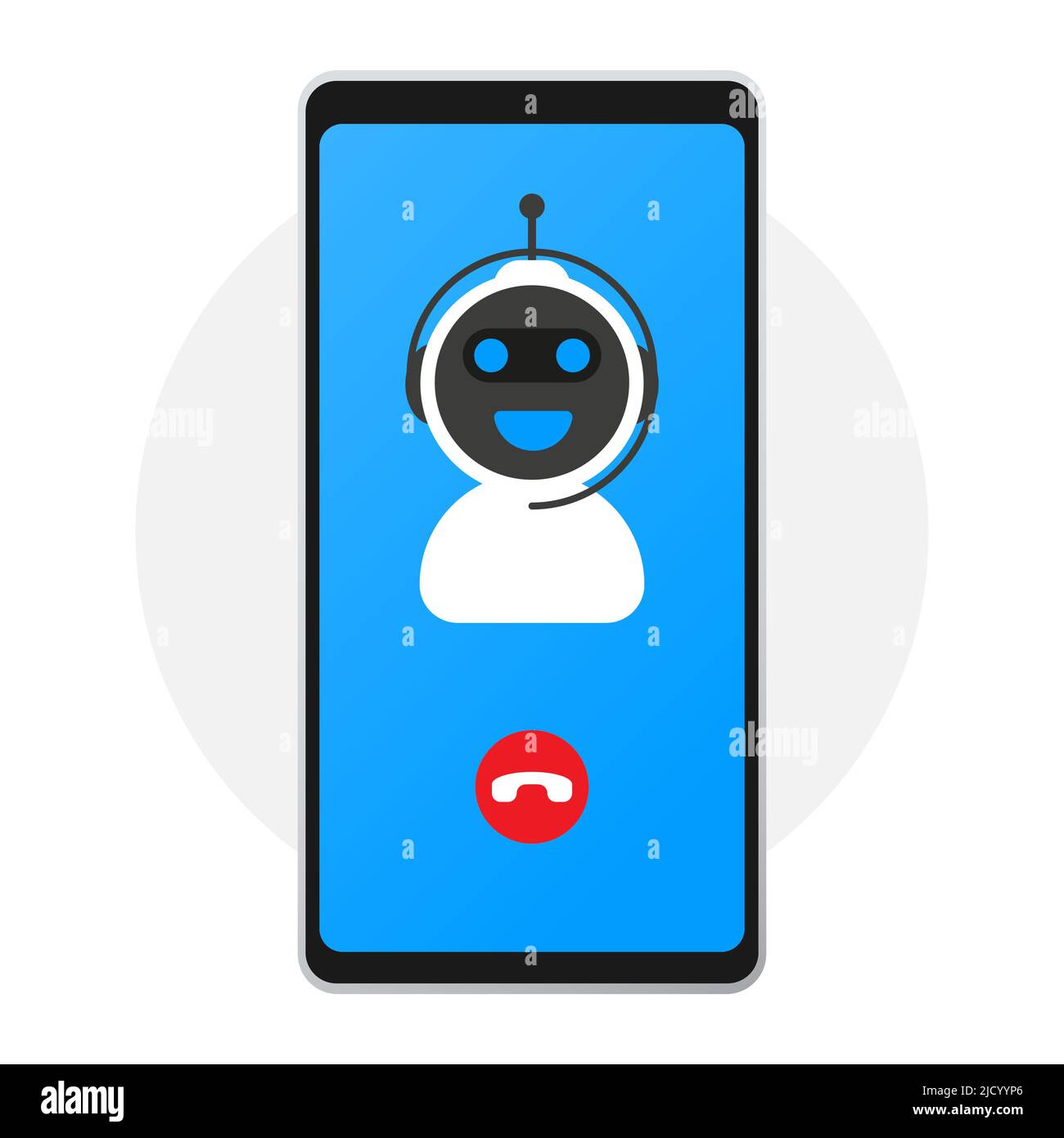 Chatbot Icon concept, chat bot ou chatterbot. Assistance virtuelle robot d'un site Web ou d'applications mobiles Illustration de Vecteur