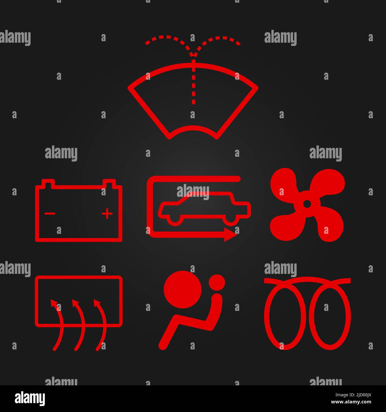 Tableau de bord lumineux simple. Illustration vectorielle. Illustration de Vecteur