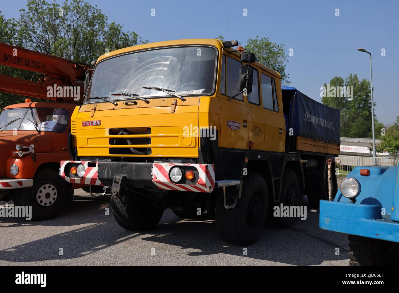 Koprivnicke dny techniky, Koprivnice, République Tchèque, Tchéquie - 5 juin, 2022: Tatra 815 - camion historique et camion. Exposition et exposition de véh Banque D'Images